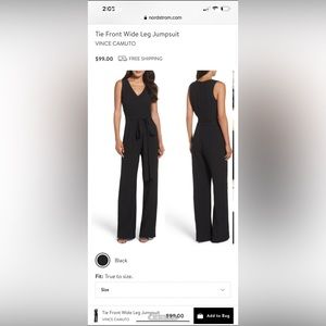 Vince Camuto wide leg jumpsuit